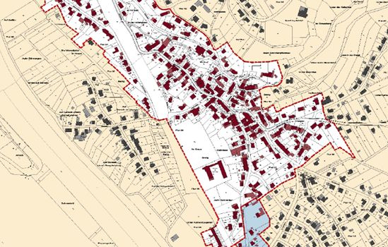 Bebauungsplan im Ortskern Serrig