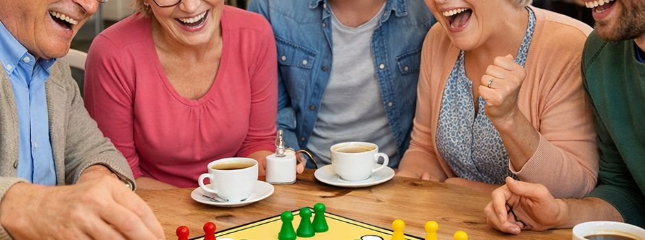 Spielenachmittag am 7. April von 14 - 16 Uhr im Café Zeitlos