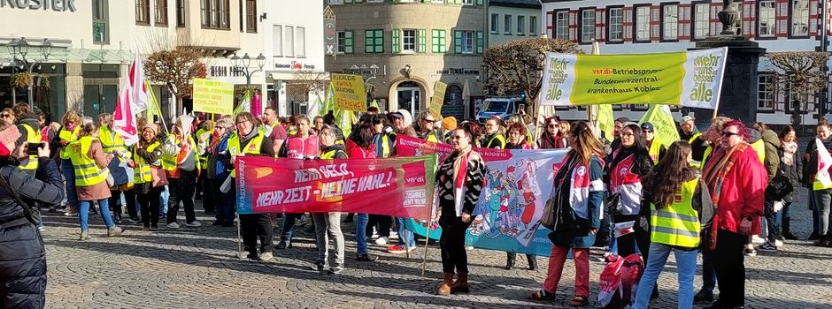 ver.di-Streik in Mayen: Auch Koblenzer Beschäftigte fordern mehr Lohn