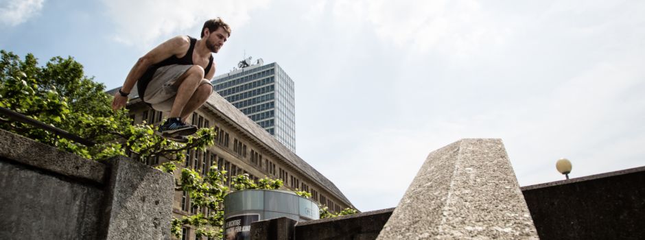 Dimitri Reimer – Einmal 9 mit einem Parkour-Athleten
