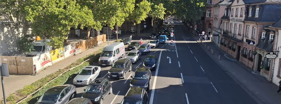 Verkehrschaos in Mainz wegen Sperrung der Schiersteiner Brücke