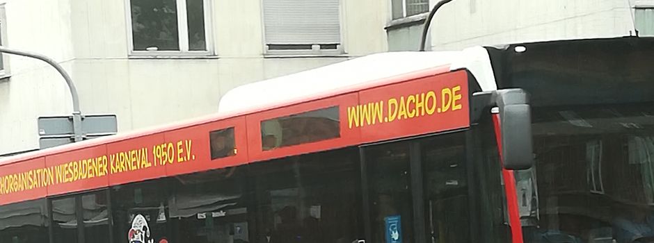 Warum einige Wiesbadener Busse ohne Linienbeschriftung unterwegs waren
