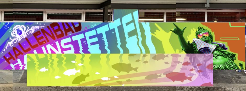 Graffiti und Urban Art: Haunstetter Hallenbad wird weiter verschönert