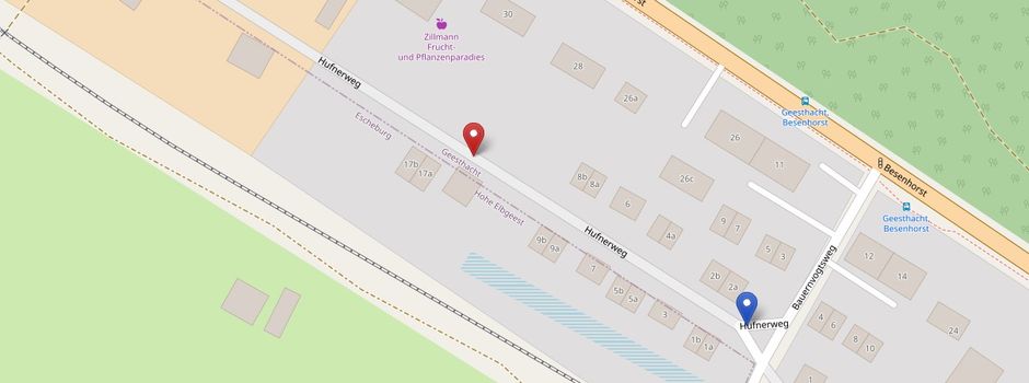 Fahrbahn des Hufnerwegs wird ab 20. Oktober gesperrt