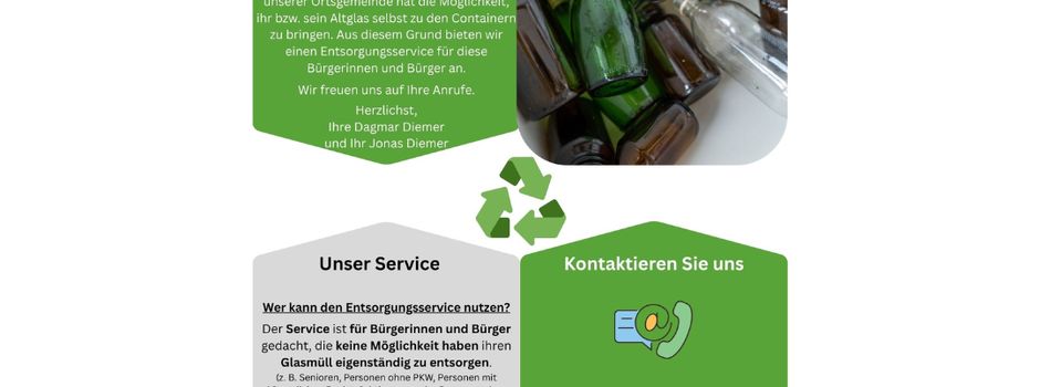 Altglasentsorgungsservice in Stetten