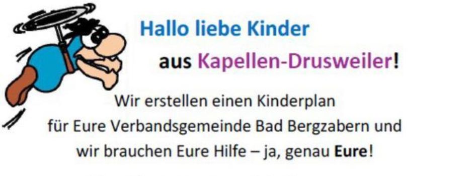 Kinderplan vom Ort erstellen (Freitag 14.2. um 15 Uhr)