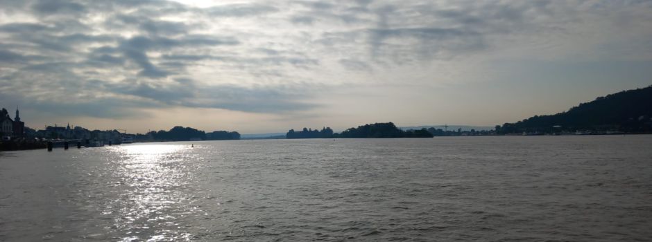 Wegen Hochwasser: Fähre über Rhein stellt Betrieb ein