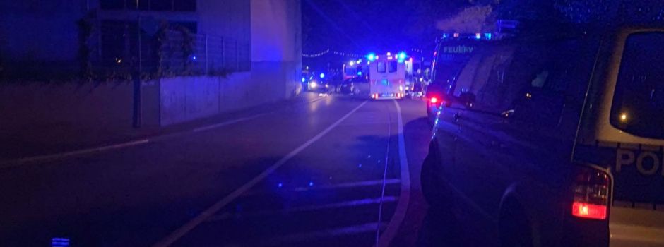 Verkehrsunfall in Nierstein mit einer getöteten Person und vier Leichtverletzten