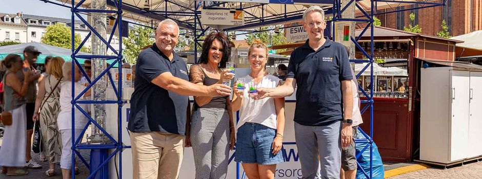 Tausende Liter Gratis-Wasser auf Wiesbadener Weinfest ausgeschenkt