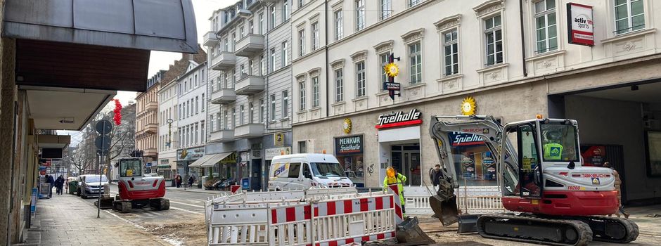 Moritzstraße vollgesperrt