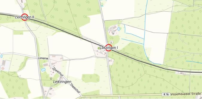 Bahnübergänge in Leitzingen gesperrt