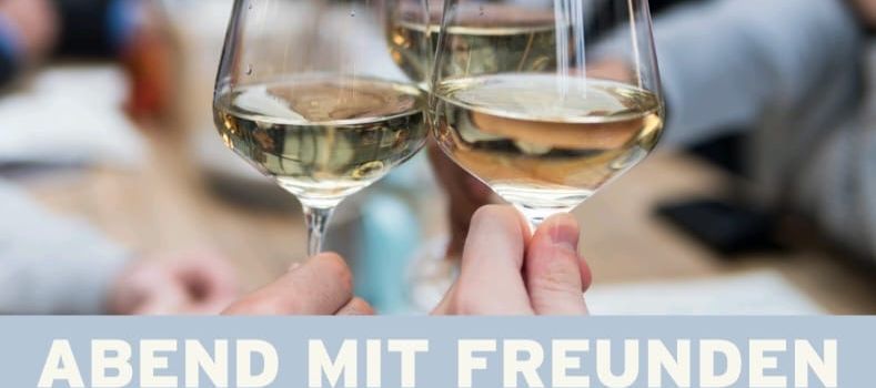 Abend mit Freunden im Schloss