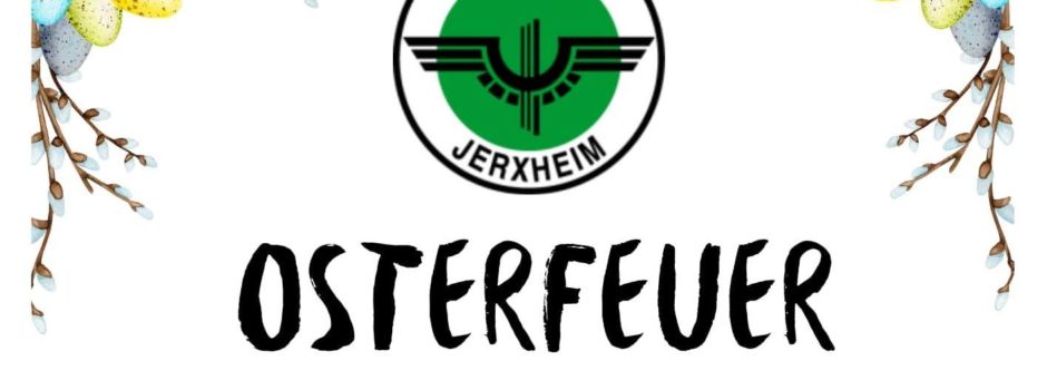 Osterfeuer in Jerxheim-Bahnhof