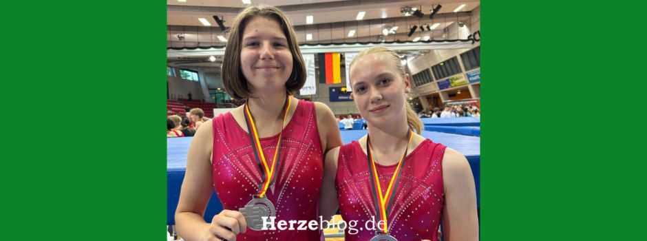 Clarholzer Trampolinteam bei Deutschen Synchronmeisterschaften
