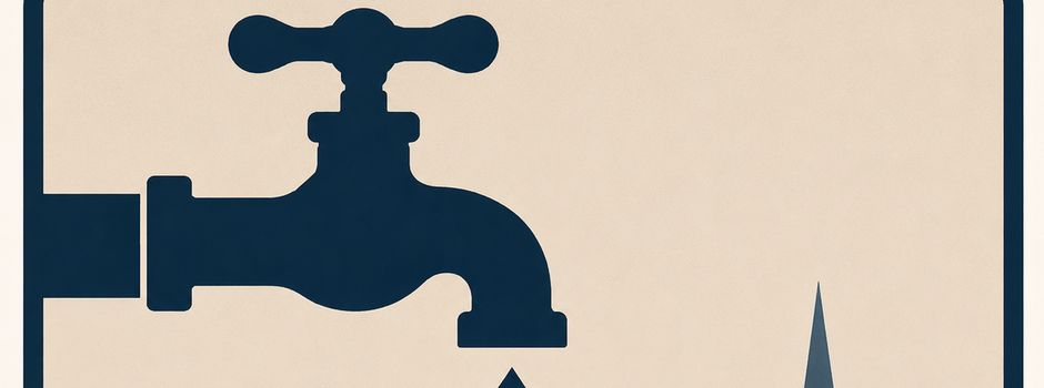 Dringender Appell der Gemeinde Lauf:          Bitte helfen Sie mit, Wasser zu sparen