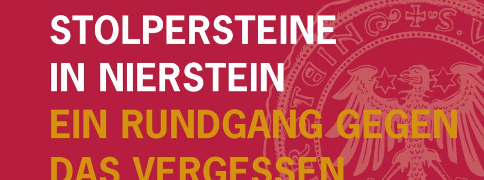 Rundgang „Gegen das Vergessen“:  Neues Faltblatt führt zu den 55 Stolpersteinen in Nierstein