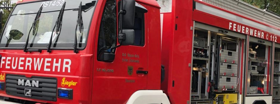 Brand im Wohnhaus in Uelversheim