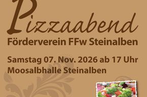 Der Countdown läuft... Demnächst bei uns
Pizzaabend!