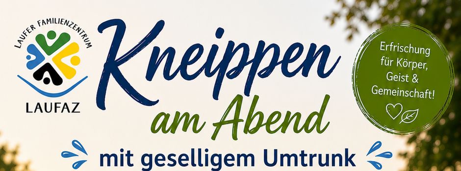 Geselliges Kneippen am Abend