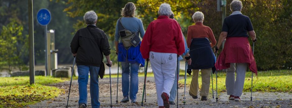 Nordic Walking mit Edith