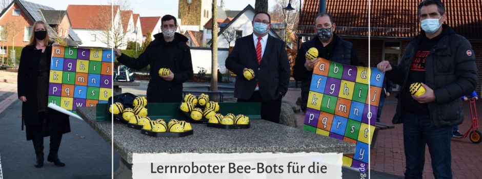 Lernroboter Bee-Bots für die Schüler der Josefschule