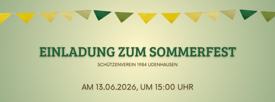 Einladung zum Sommerfest des Schützenvereins