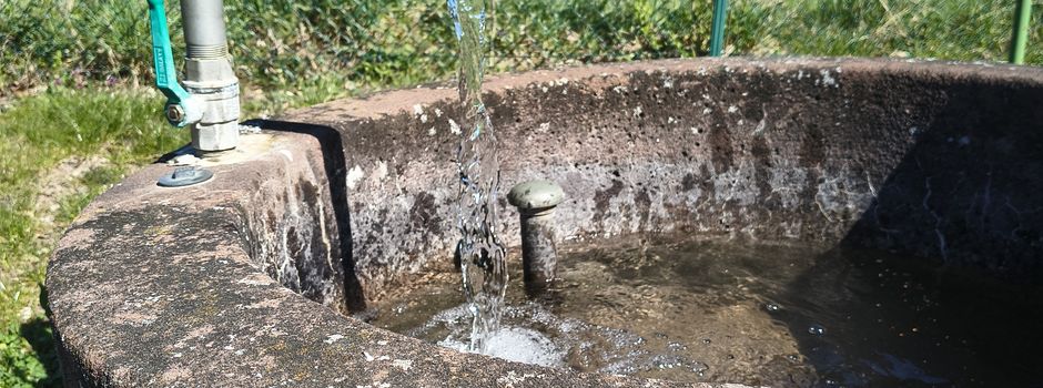 Einstellung der Wasserversorgung auf dem Friedhof