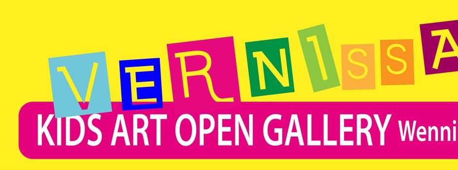 Heute wird’s bunt! KIDS ART OPEN GALLERY eröffnet um 10:00!