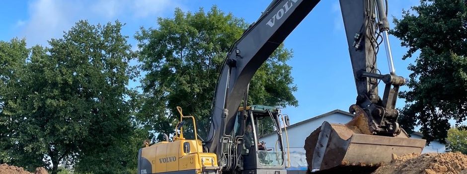 Archäologische Untersuchungen auf dem Gelände der zukünftigen Sporthalle