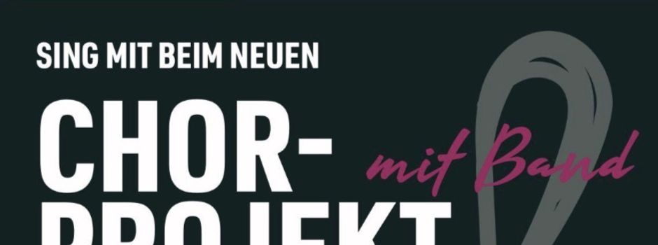 Sing mit beim neuen Chorprojekt „Freiheit“ – mit Band! 