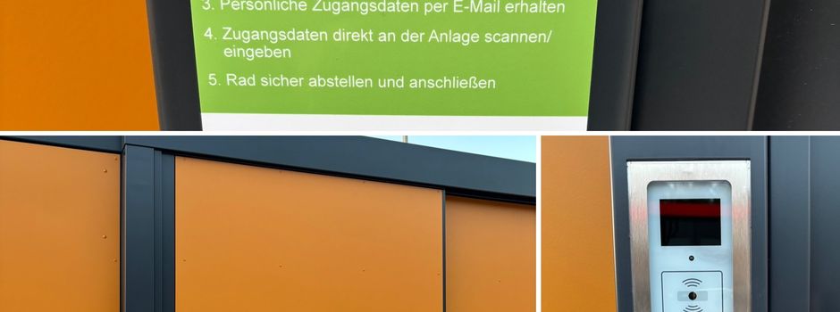 Bike & Ride-Box am Bahnhof Elzach