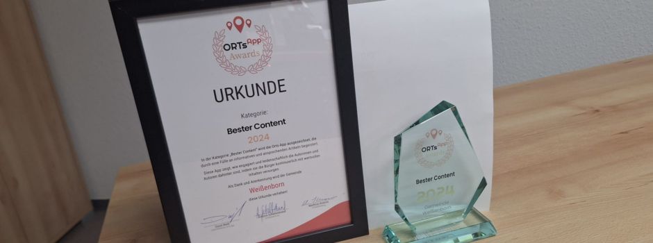 Wir wurden ausgezeichnet!