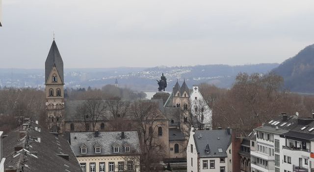 Demonstration im Februar in Koblenz