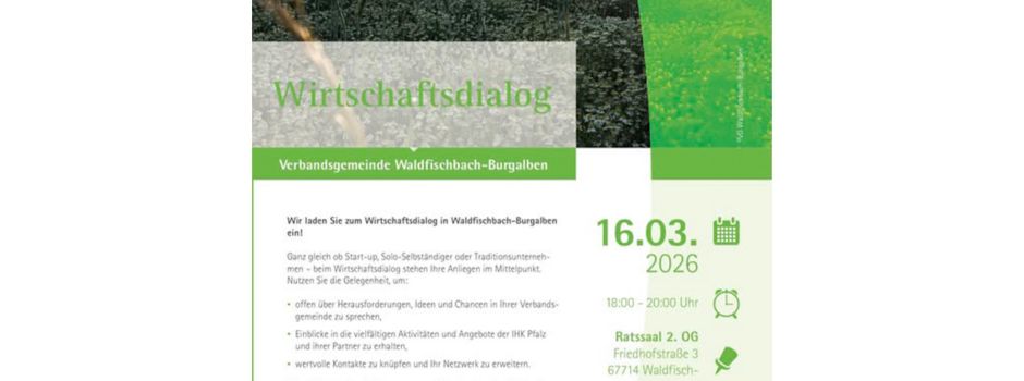 Wirtschaftsdialog in der VG Waldfischbach-Burgalben