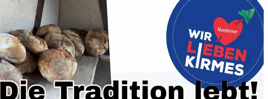 Traditionelles Backesbrot zur Kirmes
