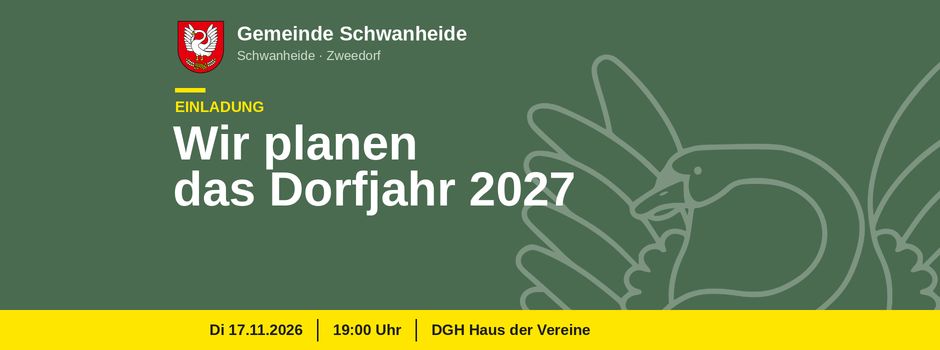 Veranstaltungen 2027 planen