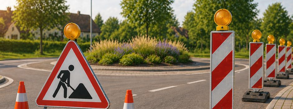 Verkehrseinschränkungen – zwei Baustellen
