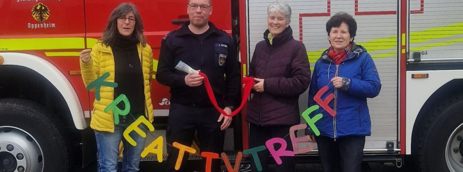 Spende für die Feuerwehr Oppenheim