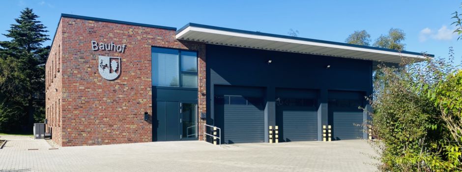 Bauhof jetzt mit Festanschluss erreichbar!
