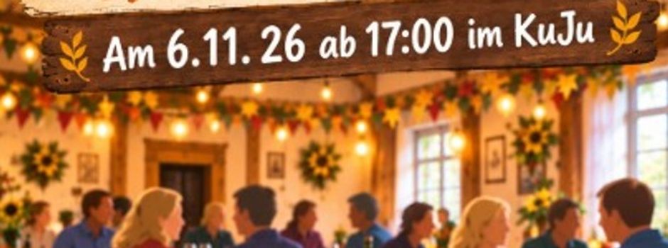 Gemütliches Beisammensein mit Döppekuchen essen.