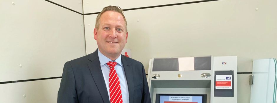 Geldautomat der Kreissparkasse Köln mit neuem Standort