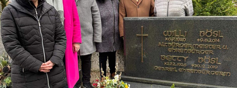 Frauen-Union gedenkt der Ehrenbürgerin Betty Bösl