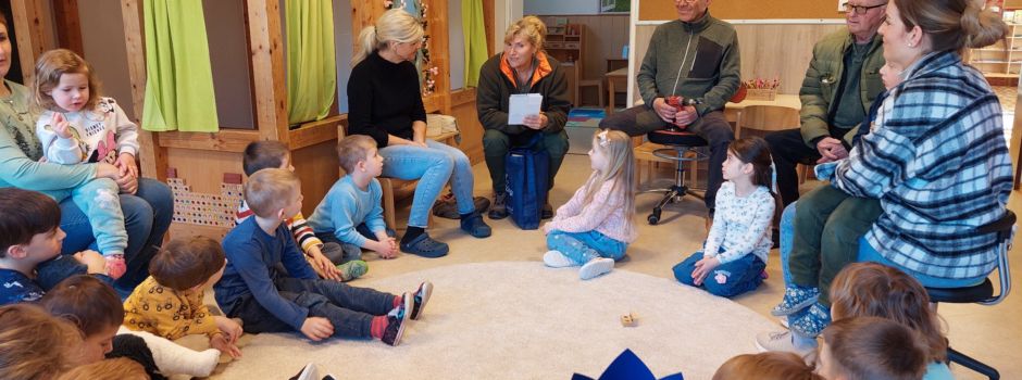 Überraschungsbesuch „aus dem Wald“...