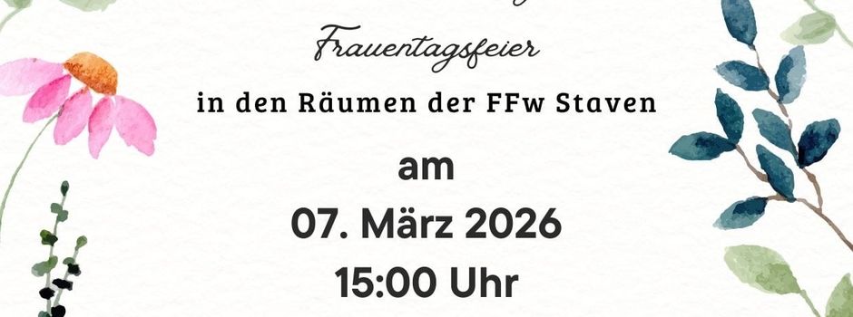 Frauentagsfeier in Staven