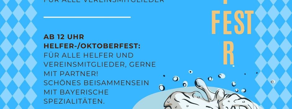 Helferfest und Jahreshauptversammlung
