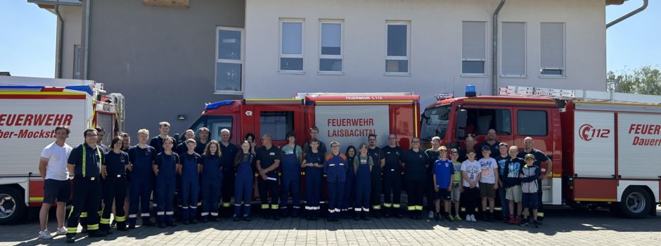 Jugendfeuerwehren üben Ernstfall