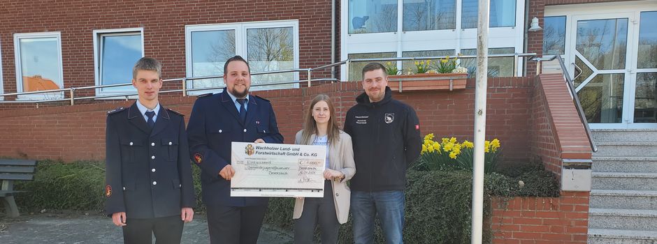 1.000 Euro Spende für die Gemeinde-Kinder- und Jugendfeuerwehr