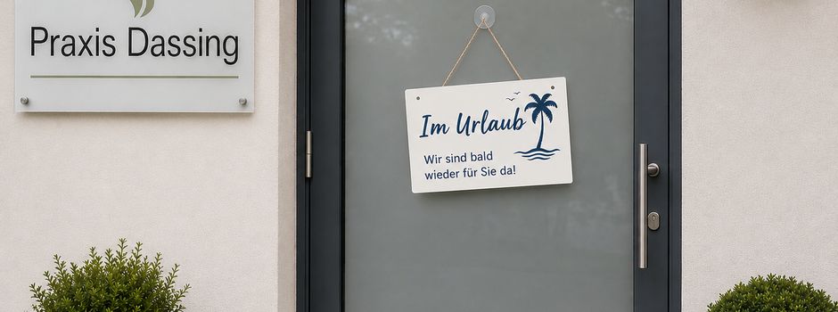 Urlaubsankündigung