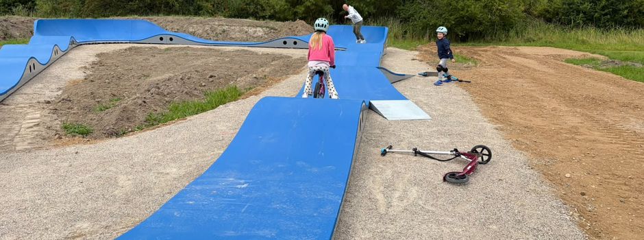 Eröffnung der Pump-Track-Bahn in Klanxbüll
