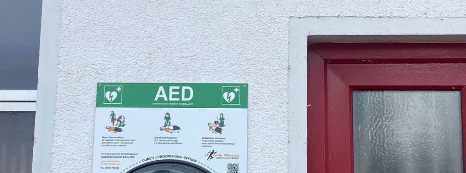 Lebensretter in Uthleben: Defibrillator am Feuerwehrgerätehaus